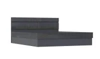 Кровать Оливия с подъемным механизмом графит софт