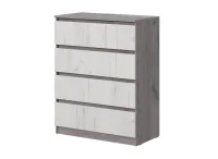 Комод Соната №1 800 дуб крафт серый/дуб крафт белый