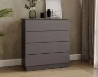 Комод КМ-4 графит серый