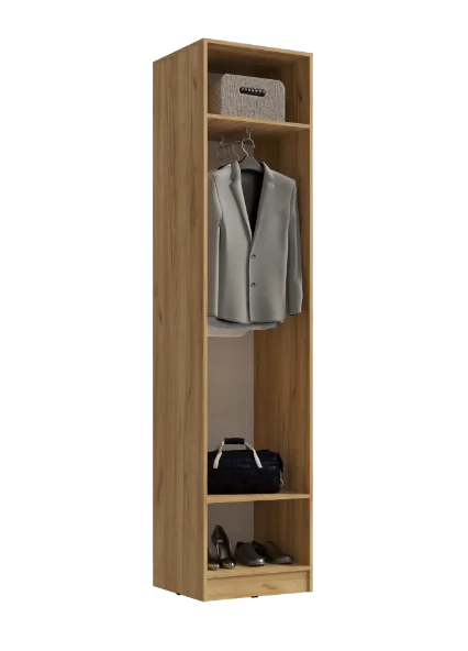 Пенал Роджина дуб крафт/белый глянец