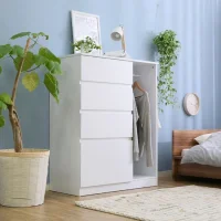 Комод-гардероб Сура (универсальный) белый