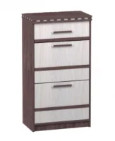 Тумба для обуви Ольга-13 ясень анкор темный/ясень анкор светлый