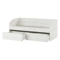 Кровать-софа Гретта дуб крафт белый/антрацит