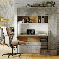 Стол письменный Техно крафт/бетон