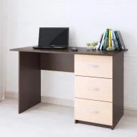 Стол письменный Сити-1 венге/дуб молочный