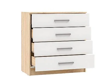 Комод Мартина 800 дуб сонома/белый