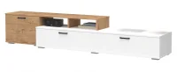 Тумба ТВ Джаз №4 белый/дуб бунратти