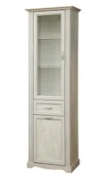 Шкаф-витрина Сохо 32.06 бетон пайн белый