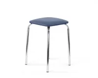 Табурет квадратный хром