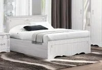 Кровать с ящиками Ольга-1Н белый экспо/анкор светлый