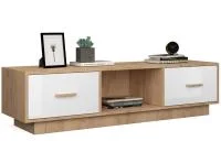 Тумба Эго Т-3 (ПД) дуб крафт золотой/белый глянец