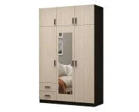 Шкаф 3-х створчатый с 2 ящиками венге/дуб белфорт