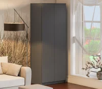 Шкаф двухдверный МШ 800.1 графит