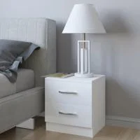 Тумба с 2 ящиками Лотос 1.021 белый