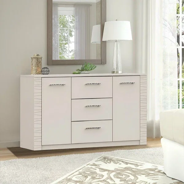 Комод 3 ящика двухстворчатый Калипсо меланж