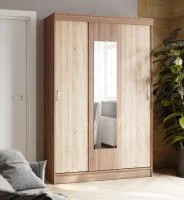 Шкаф-купе Бася ясень шимо/дуб сонома