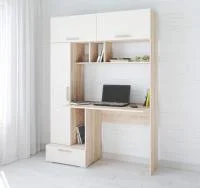 Стол компьютерный Квартет-11 дуб сонома/белый