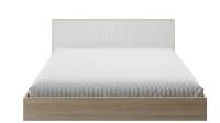 Кровать Копенгаген 160 дуб сонома/белый матовый
