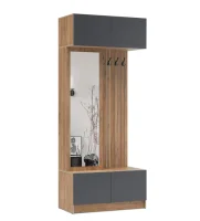 Прихожая Роджина дуб крафт/графит