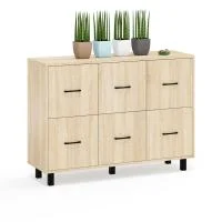 Комод 6 ящиков 127-1204 дуб сонома