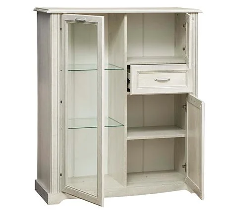 Шкаф комбинированный Сохо 32.09 бетон пайн белый