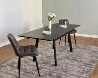 Стол керамический Герцог 1400х800х300 черный Стол керамический Герцог 1400х800х300 черный