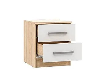 Тумбы прикроватные Мартина дуб сонома/белый
