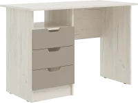 Стол с ящиками Юниор-4 шарли мокко/дуб крафт белый