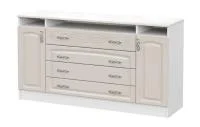 Комод Венеция КМ-01 белый/жемчуг