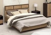 Кровать Флоренция венге/дуб крафт золотой