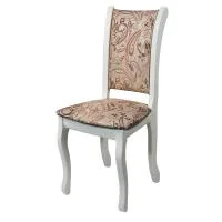 Стул Гольф-7 слоновая кость, ткань лалик персик