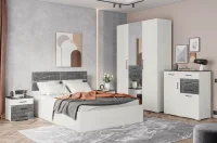 Спальня Теана ясень анкор светлый/мрамор дарк