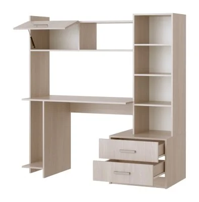 Стол компьютерный ПКС-7 ясень анкор светлый