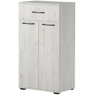 Тумба комбинированная Италия ТК-600 дуб крафт белый