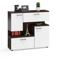 Тумба под ТВ С-1 1000 венге/белый Тумба под ТВ С-1 1000 венге/белый