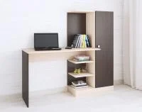Стол компьютерный Квартет-6 венге/дуб молочный