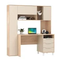 Стол компьютерный Комфорт 12.95 дуб сонома/сатин