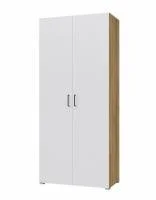 Шкаф 900 Лайт дуб крафт золотой/белый