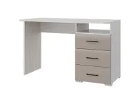 Стол Ненси 1200/3 ящика ясень шимо светлый/капучино