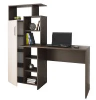 Стол компьютерный Квартет-7 венге/дуб молочный