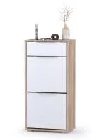 Обувница Куба 13.114 дуб сонома/белый премиум