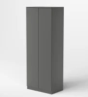 Шкаф 2-х дверный Охта Лайт 800 графит