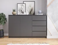 Комод Мори МК 1600.1 графит