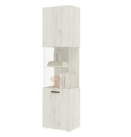 Пенал Алтея стекло дуб крафт белый