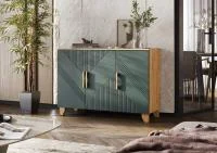 Комод Ирис 1200 браш мени грин/дуб крафт