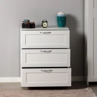 Комод Сириус 3 ящика белый