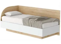 Кровать-софа Соната КРС-900 дуб сонома/белый глянец