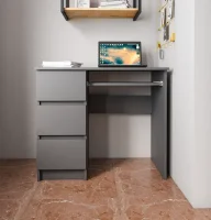 Стол письменный Мори МС-6 левый графит