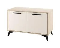 Тумба Ева 800 2С дуб экспрессив/сатин