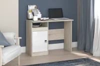 Стол письменный Галактика дуб сонома/белый глянец